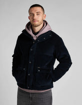 Lee Cord Puffer Męska Kurtka Przejściowa Sztruksowa Sky Captain L87FDCHY 112321552